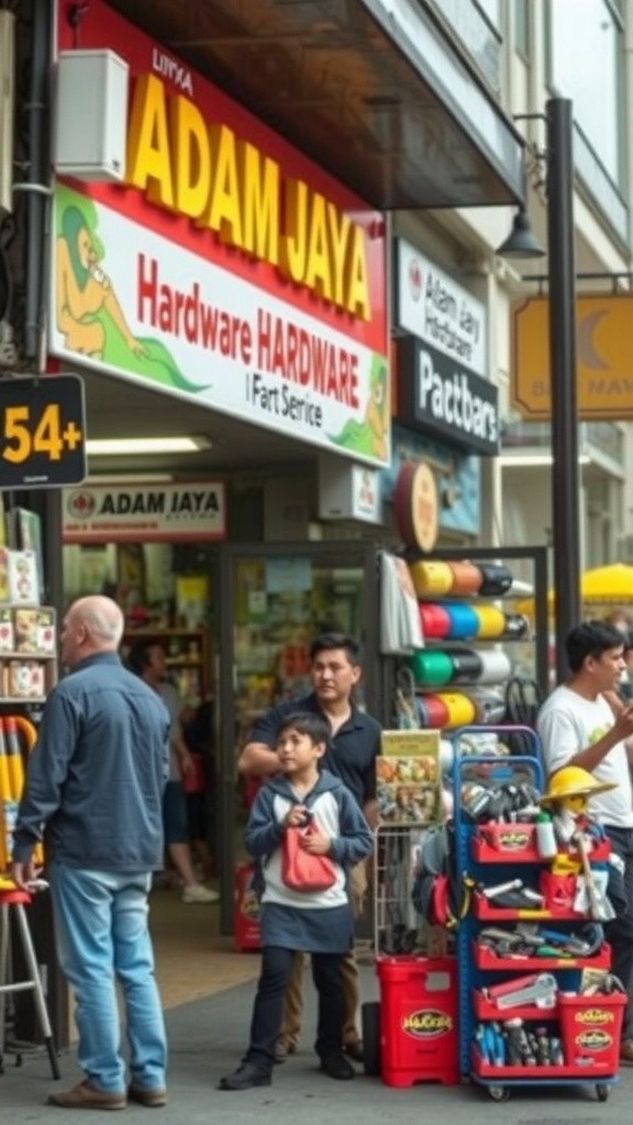 Kesibukan Jay di Toko Adam Jaya