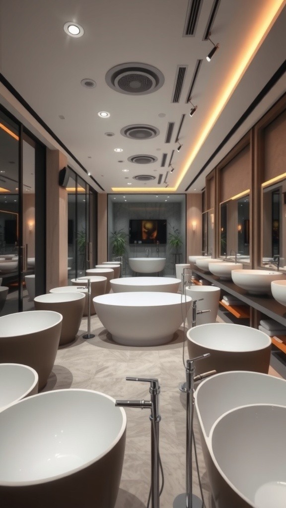 Modern Luxury Bathroom Showroom Walkthrough