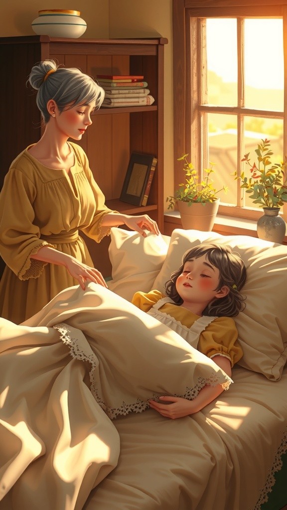 मेहनती माँ और बेटी