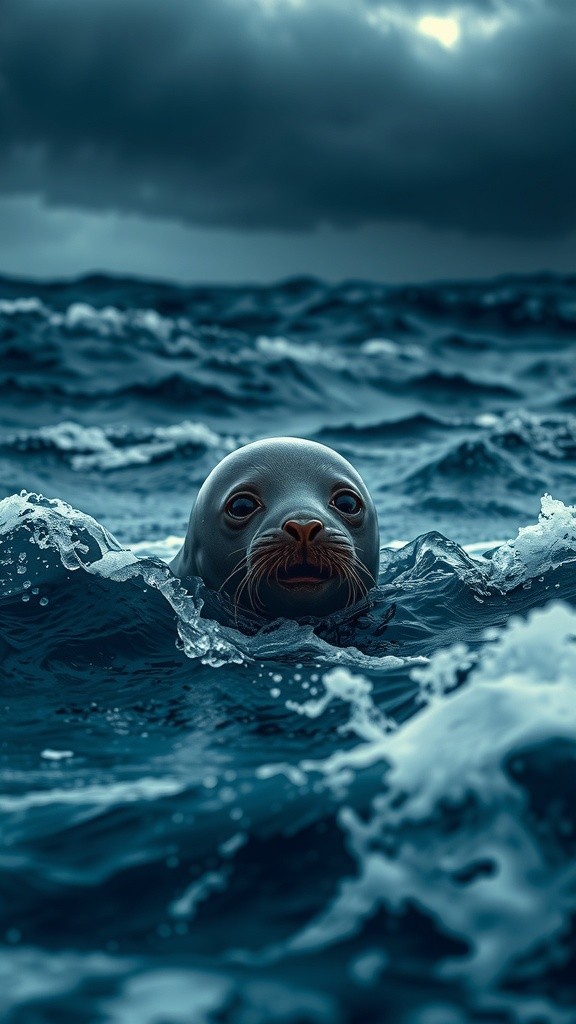 Rescue from the Depths: The Baby Seal's Escape