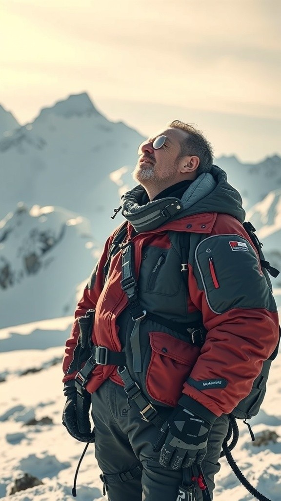 A Beautiful Sunrise on Mount Everest