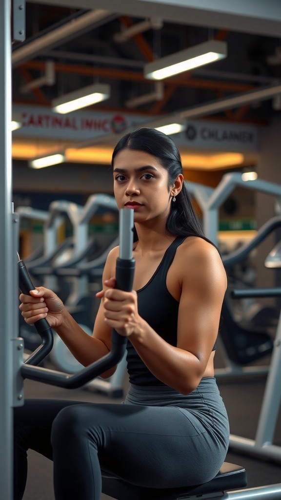 Ladki Gym Mein Theigh Exercise Kartay Hue (copy)