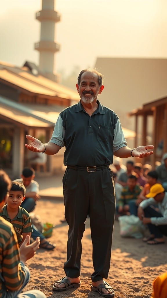 Pidato Terakhir Pak Wiryo di Kampung Suka Tenang