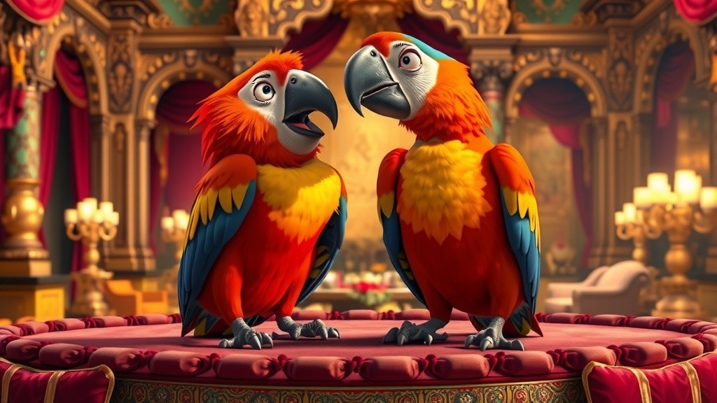 तोतों का दुःख और लंगूर की चमक