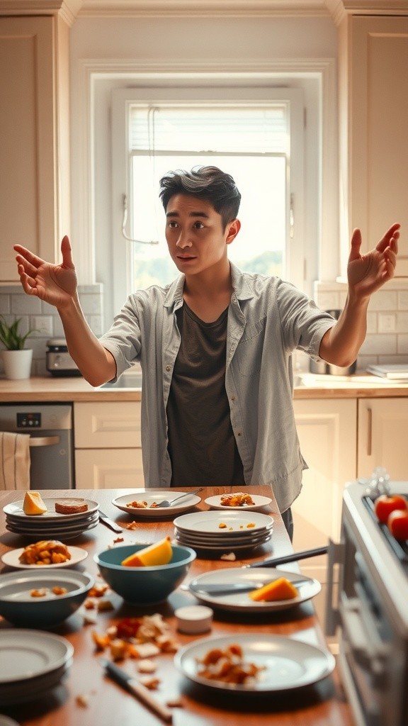 Fajri's Dishwashing Battle