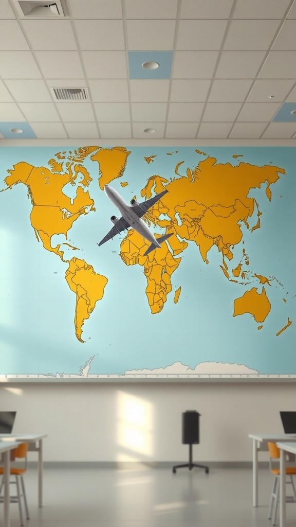 Why Airplanes Don’t Fly in Straight Lines on Maps