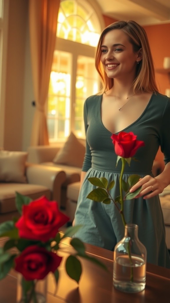 Rose Day Surprise for Aisha