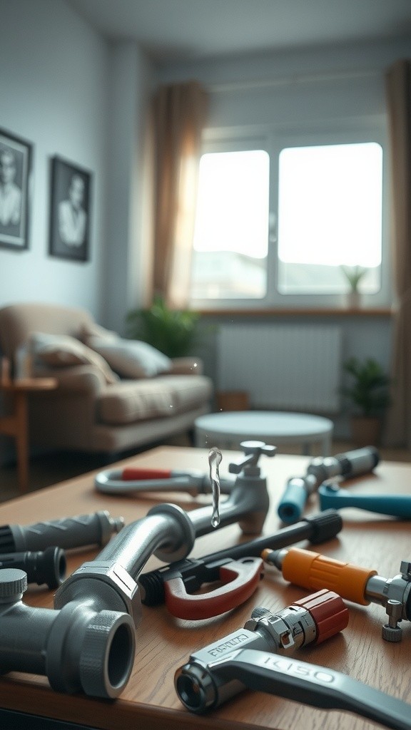 Frustrated Man Takes on Plumbing Skills