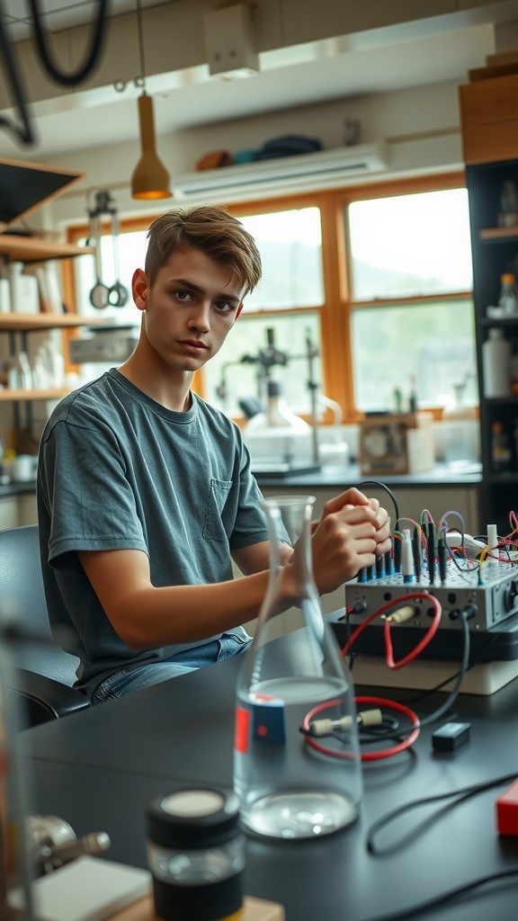 The Genius Young Boy and His Friends