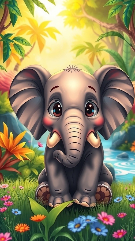 The Elephant's Balloon Adventure