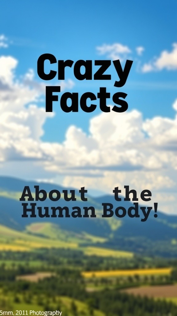 Amazing Human Body Facts You Didn't Know!