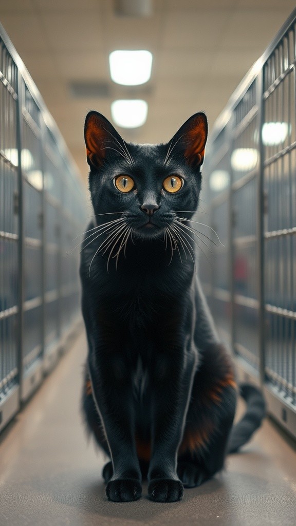 Kucing Buta dan Pria Tuna Netra