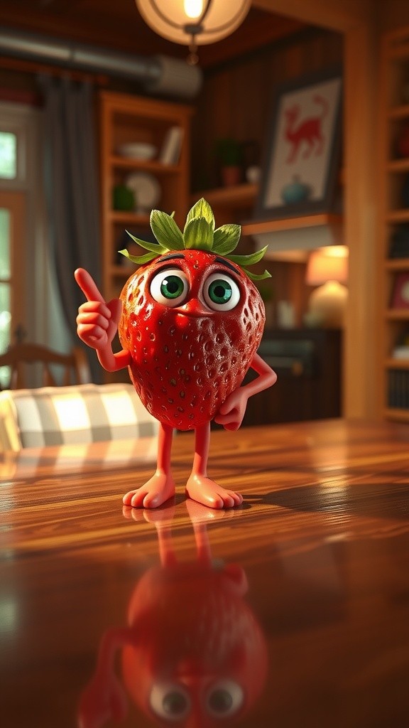 الفراولة: سحر الحلاوة والتعبير!