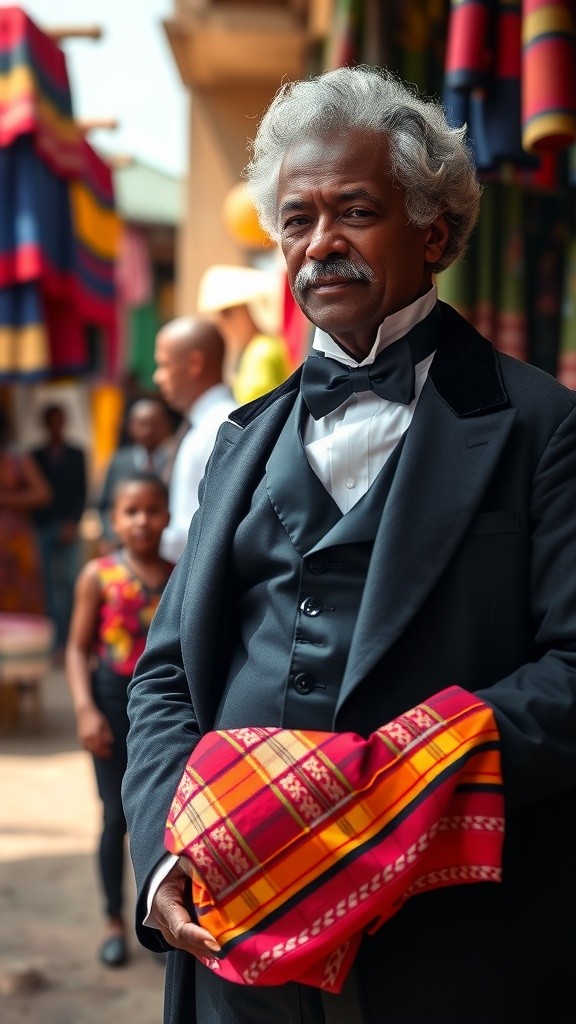 A Ghanaian Man Teaching the Bible
