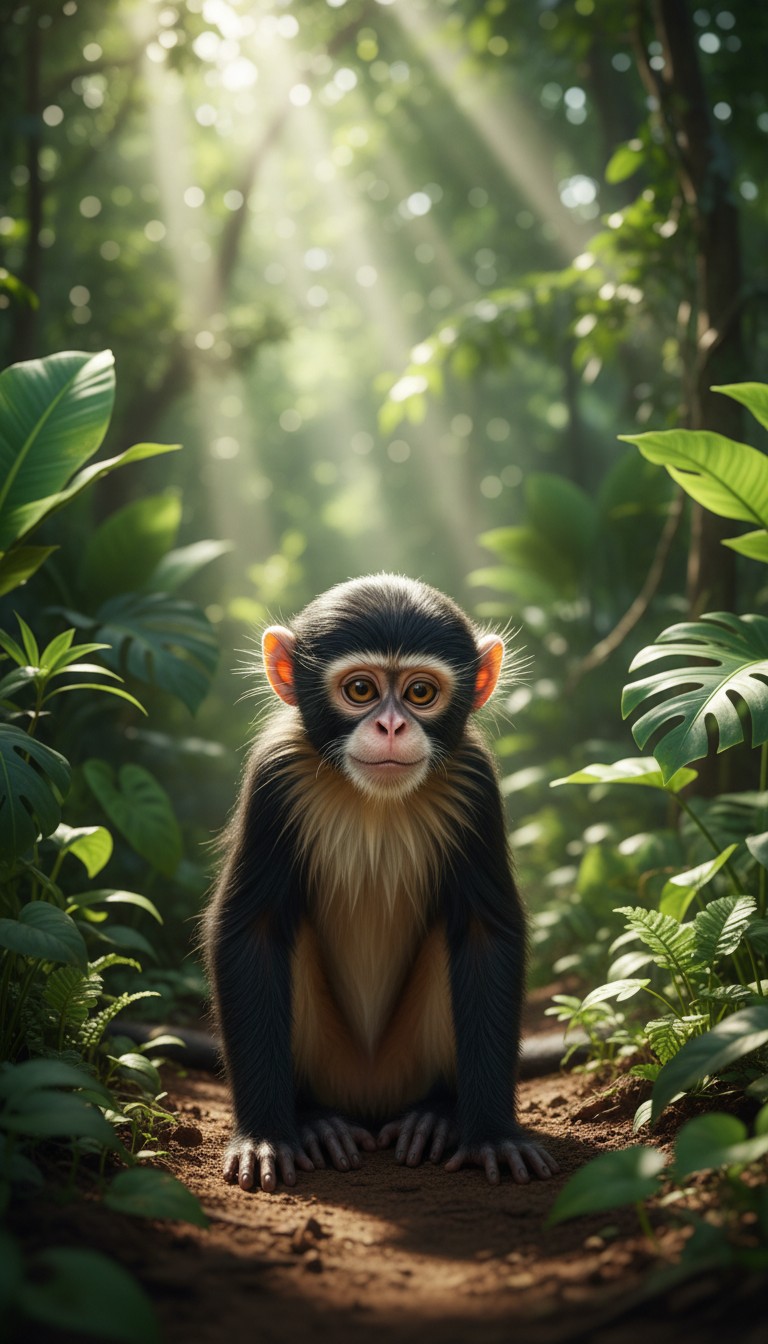 Struggles of a Lost Monkey Cub