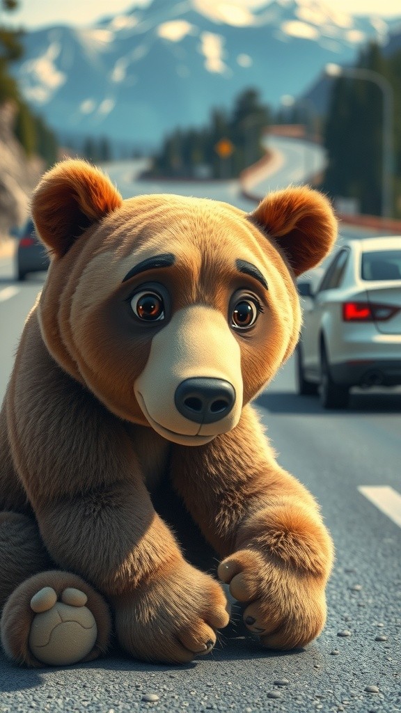 Rescued Bear Cub Joyfully Plays with Family