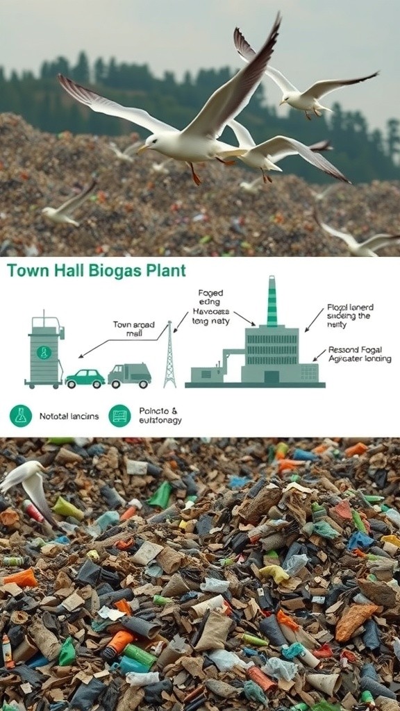 Town Hall Biogas Plant: Renewable Energy from Organic Waste
