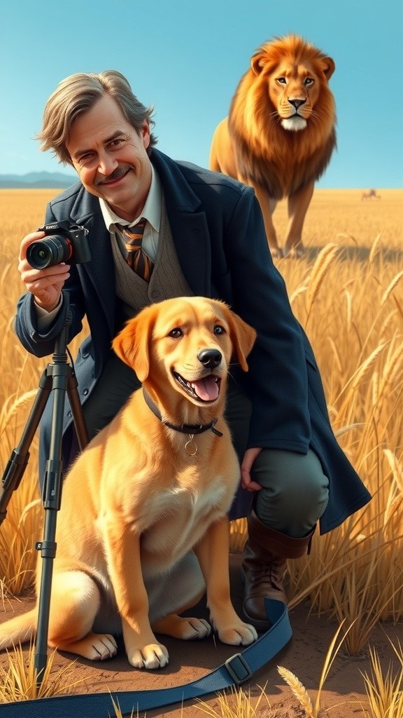 Dog Saves Man from Lions and Other Animals