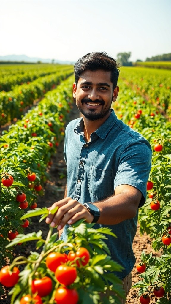 Vaibhav's Guide to Growing Tomatoes: Sowing, Harvesting, and Earning