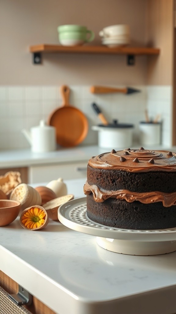 Super Soft & Spongy Chocolate Cake at Home