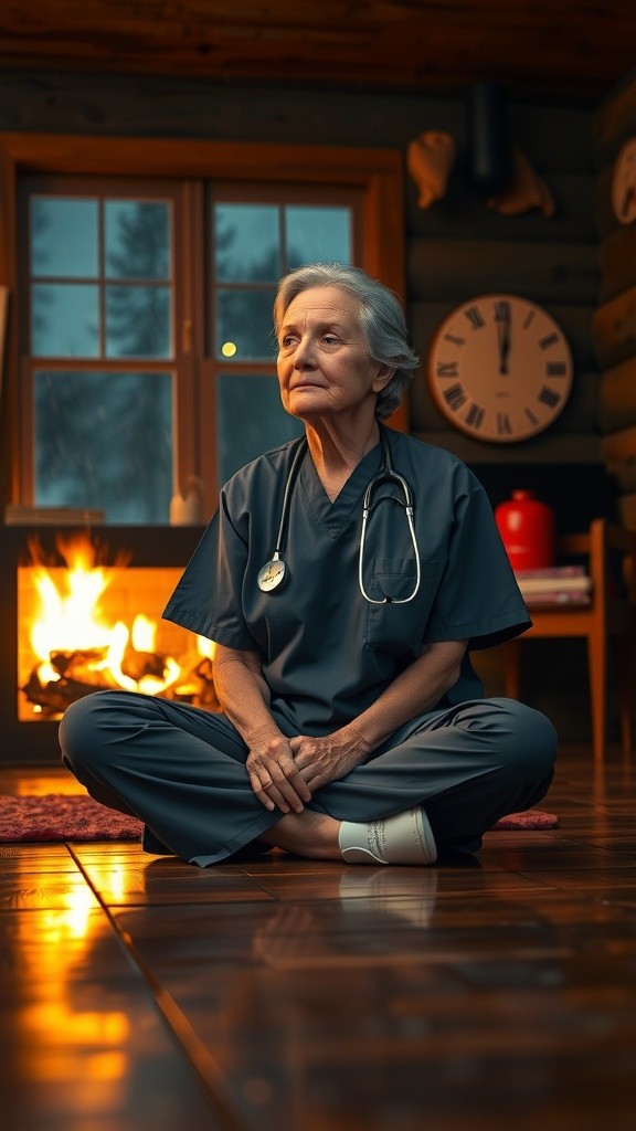 A Nurse's Escape: Injured and Overwhelmed