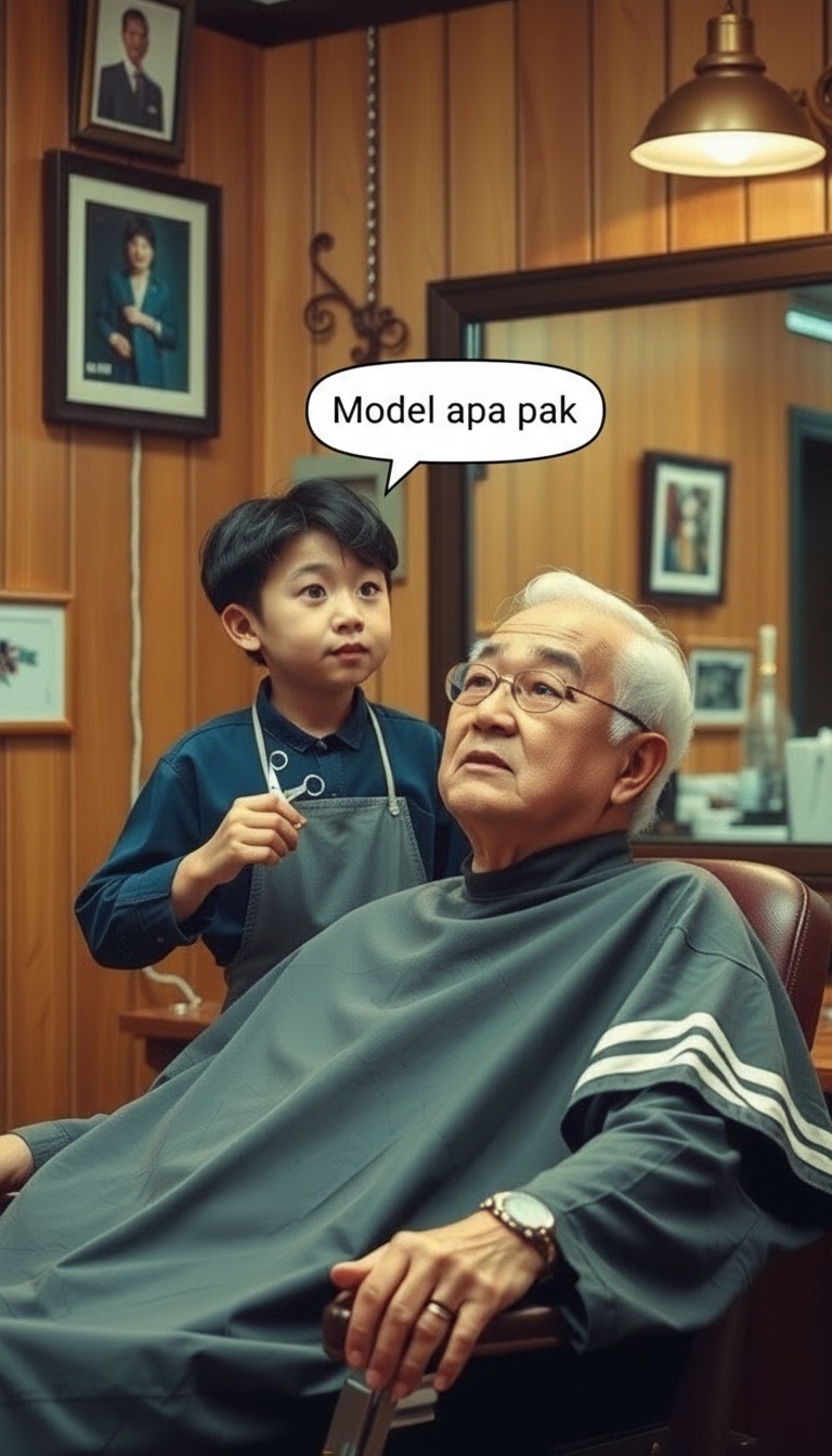 Gaya Rambut Bikin Mirip Anak!