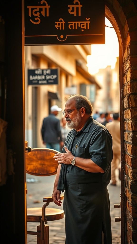 रामू नाई की दुकान: जहां बाल और मन दोनों संवरते हैं