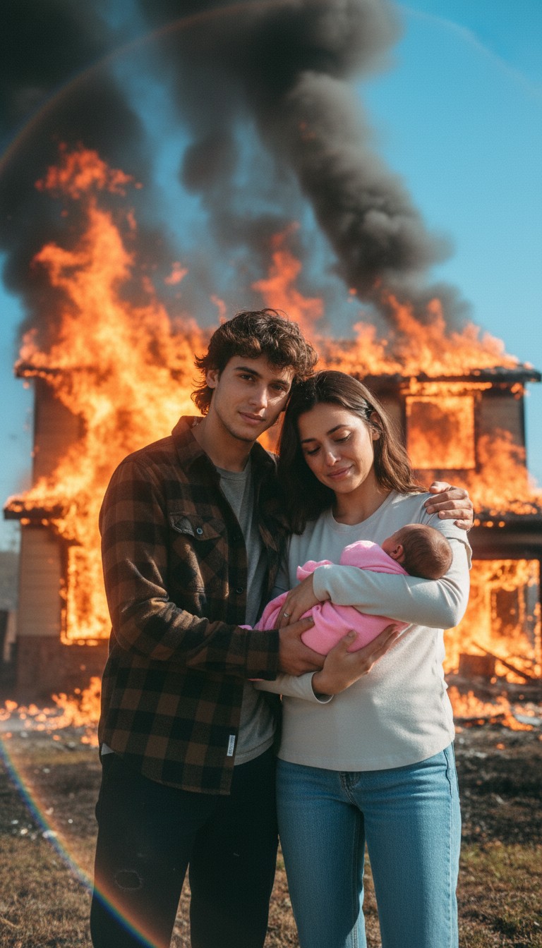 The Heroic Rescue: Dog Saves Baby from Fire