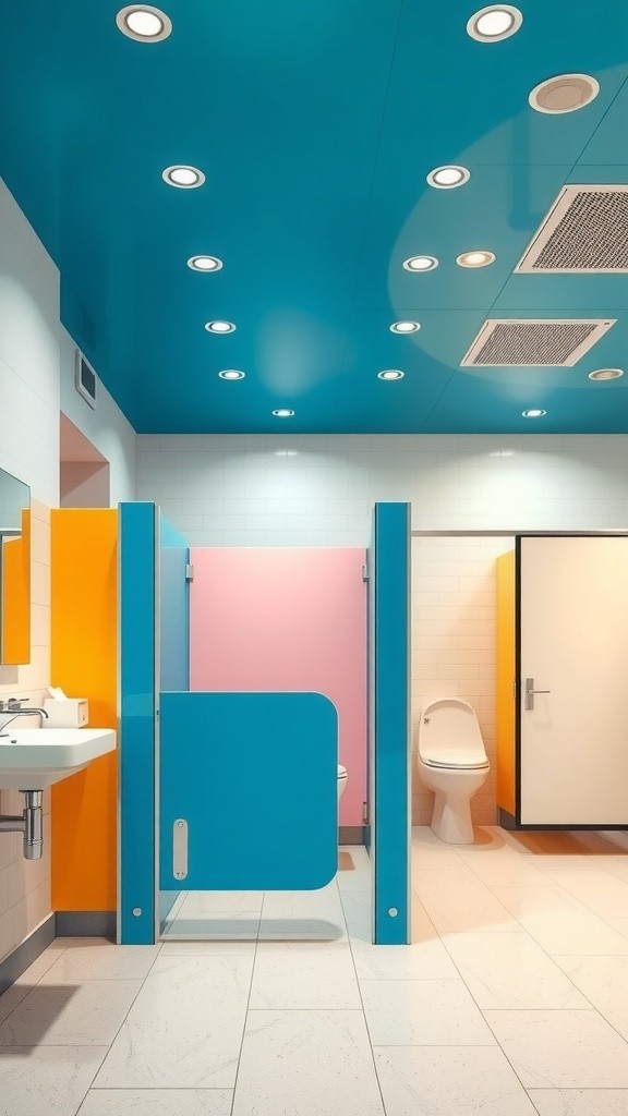 Desain Toilet Cubicle Minimalis dan Tahan Air untuk Fasilitas Umum