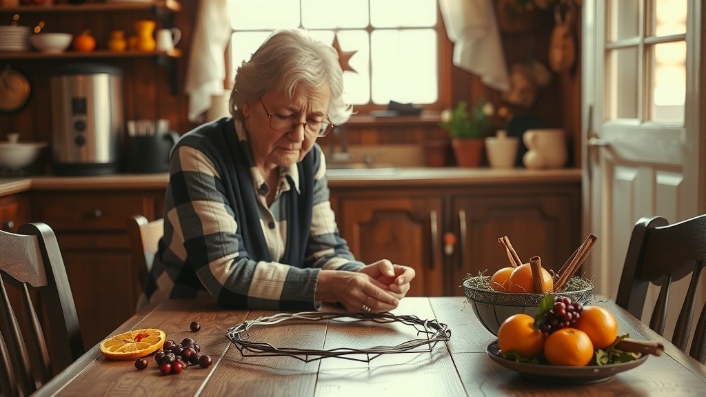 Crafting Memories: My Grandmother's Wreath Tradition