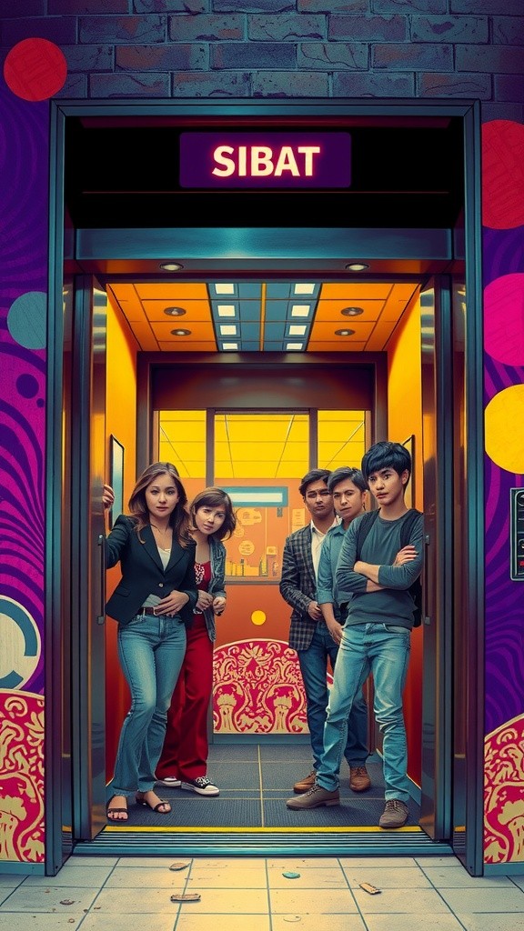 Lift Chaos: A Comedic Office Misadventure