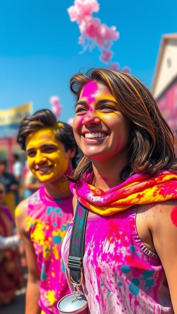 रंगों की पहली मुलाकात