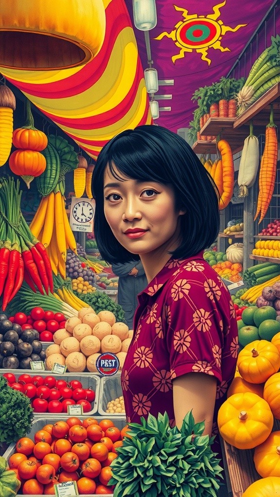 Kisah Penjual Sayur di Tengah Cuaca Buruk