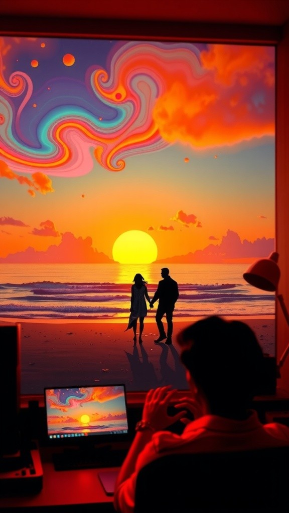 Dalam Tatapmu Aku Pulang: Puisi Cinta Romantis