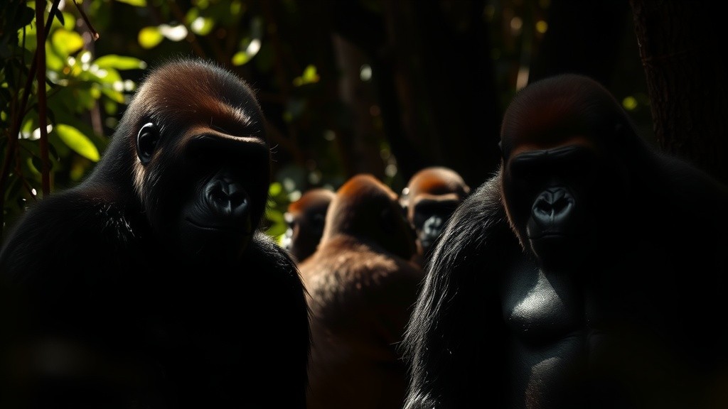 The Life Struggles of Gorillas: Food, Hierarchy, and Survival
