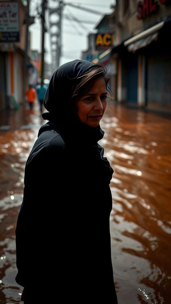 Dalam Pelukan Banjir: Pertarungan Seorang Ibu dan Anak-anaknya