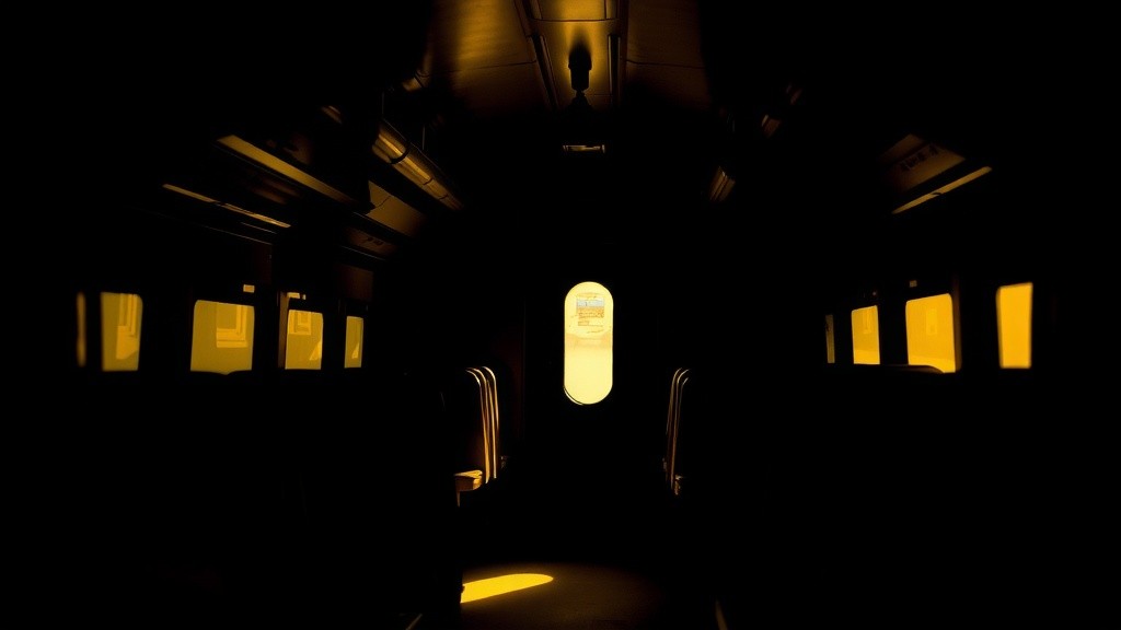 Kereta Hantu di Malam Berkabut