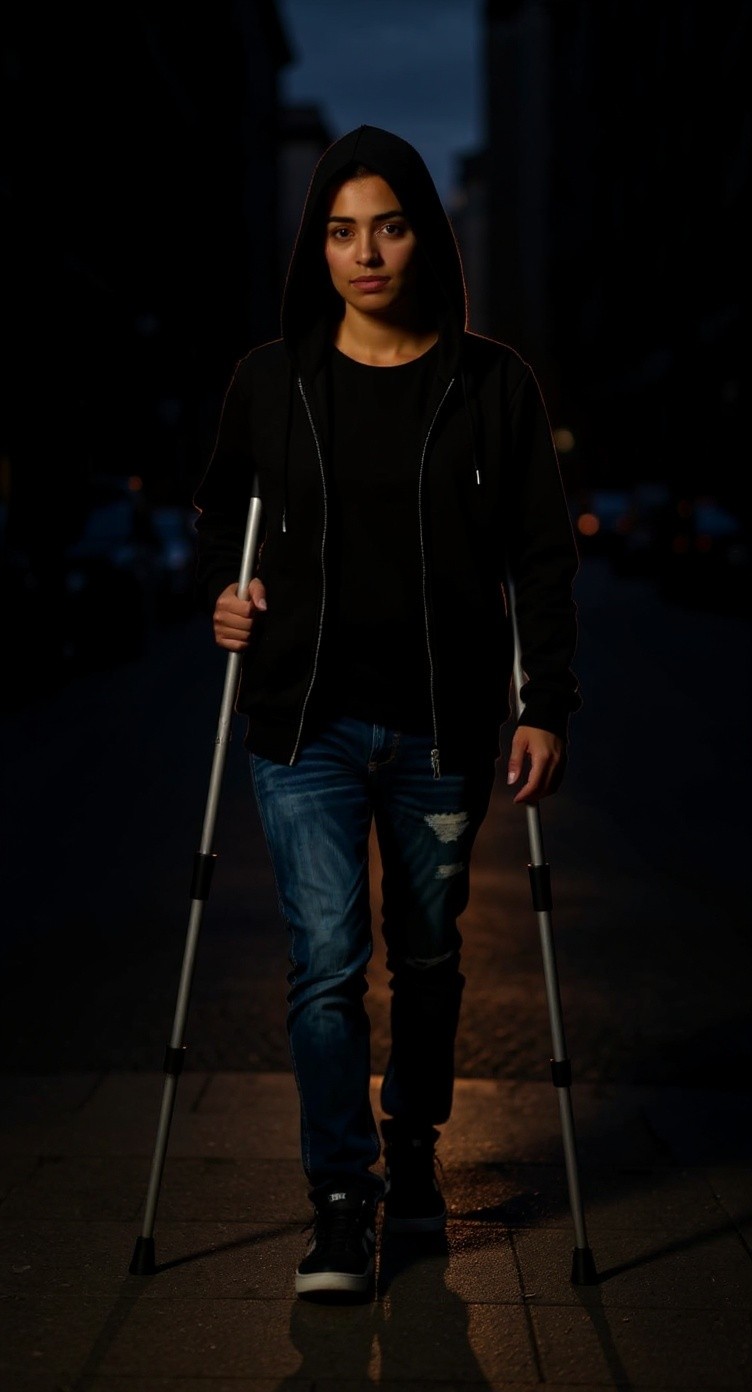 Walk on Your Broken Leg: Show Courage to the World