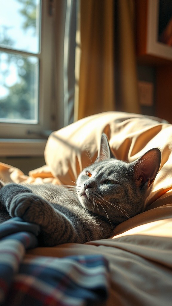 Kucing Pemalas yang Jadi Bintang