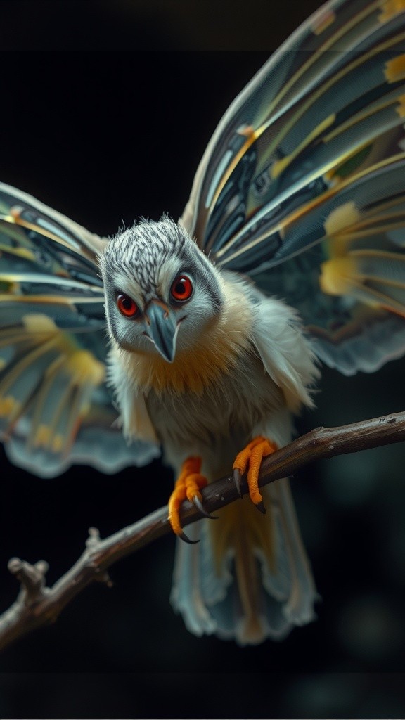 The Enigmatic Flutterbird: A Dance of Delicacy in Nature's Meadow