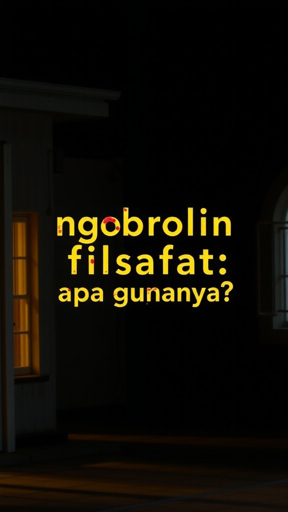 Filsafat: Cinta Kebijaksanaan yang Santai