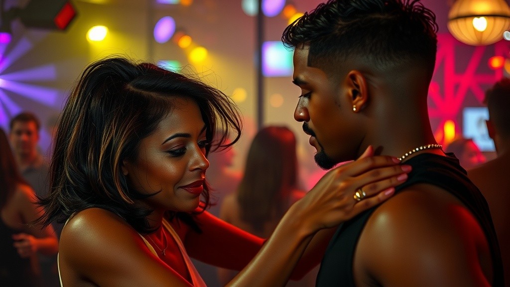 Ebony Couples: A Romantic Night of Dance and Serenity
