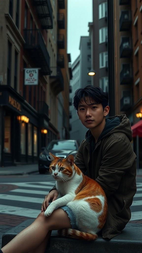 Kucing Superman yang Keder