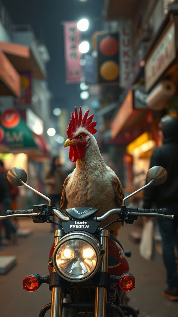 Ayam Motor: Kejar-kejaran Lucu di Pasar!