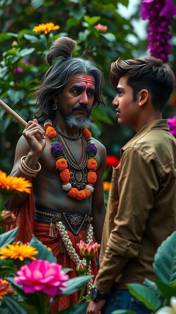 साम्ब और कृष्ण: वंश का नाश का पूर्वानुमान