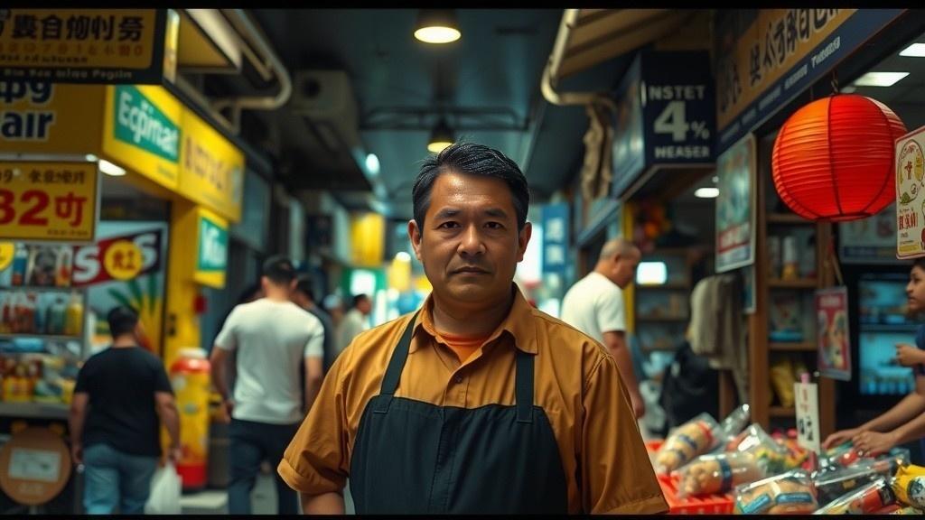 Pagi yang Cerah di Pasar