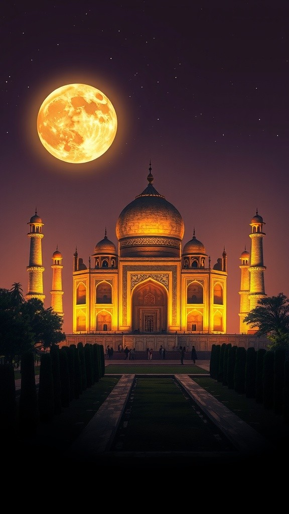 एक रात ताज महल की