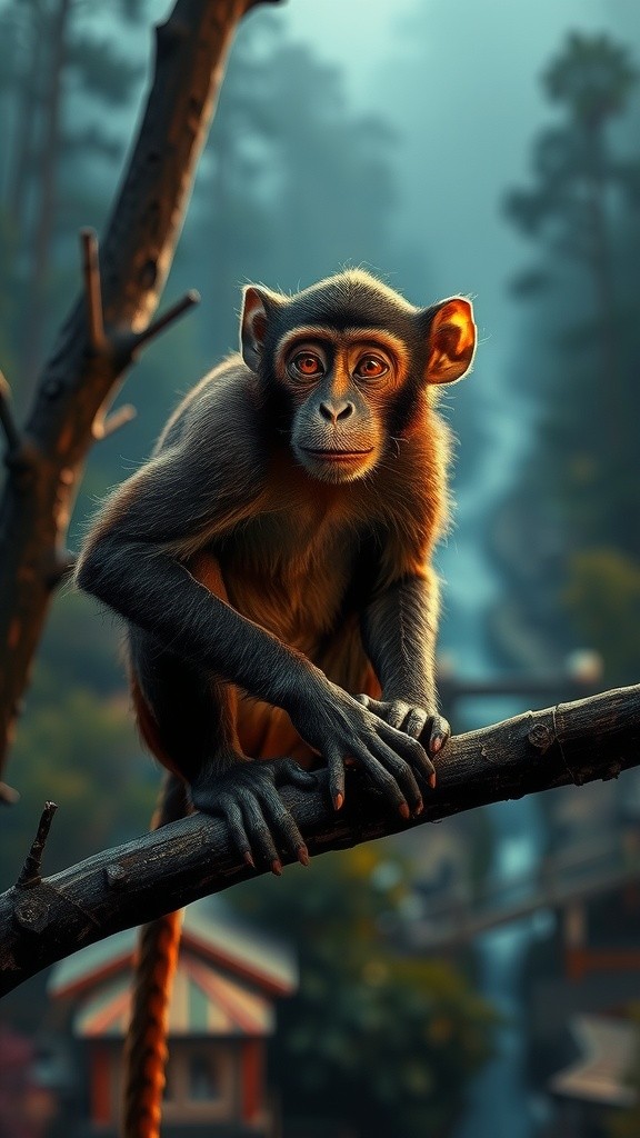 The Foolish Monkey: A Lesson in Imitation