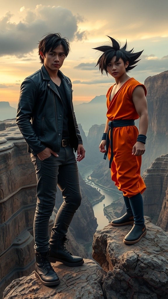 Rock vs. Gohan: Epic Showdown of Strength and Skill!
