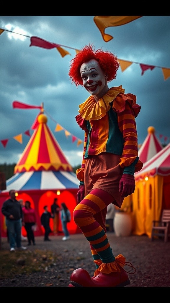 The Terrifying Clown: A Circus Tale